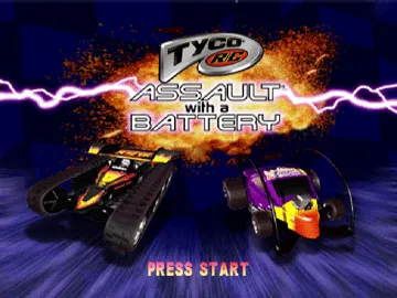 Tyco R-C - Assault with a Battery (US) screen shot title